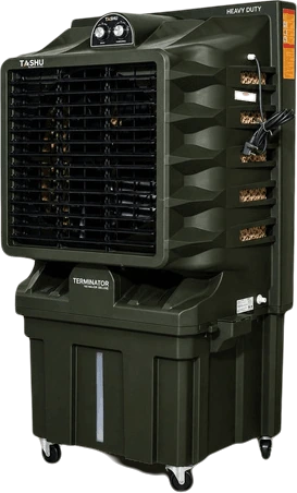 TERMINATOR 160 MAXX DLX air cooler, three-quarter view